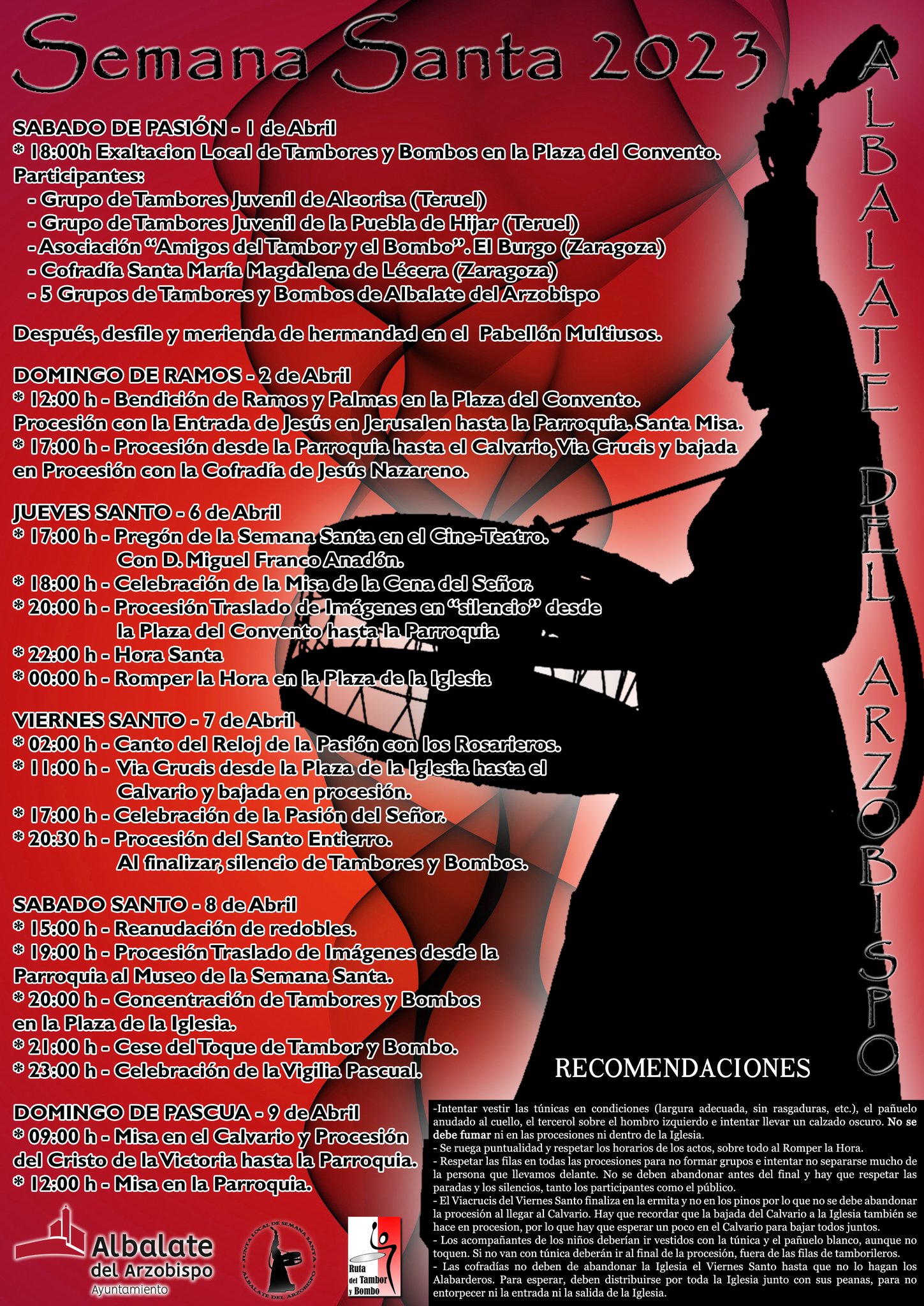 Semana Santa en Albalate del Arzobispo  